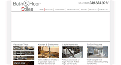 Desktop Screenshot of bathandfloorstiles.com