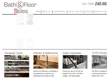 Tablet Screenshot of bathandfloorstiles.com